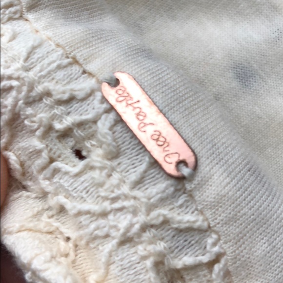 SOLD—-Free People cream mini dress - Picture 3 of 6